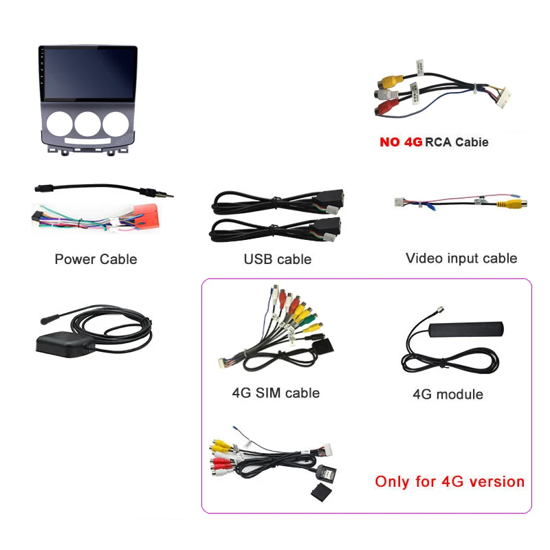 Голосовое управление Carplay AI 4 ГБ + 64 DSP Android 13 для Mazda 5 2005-2010 автомобильное радио