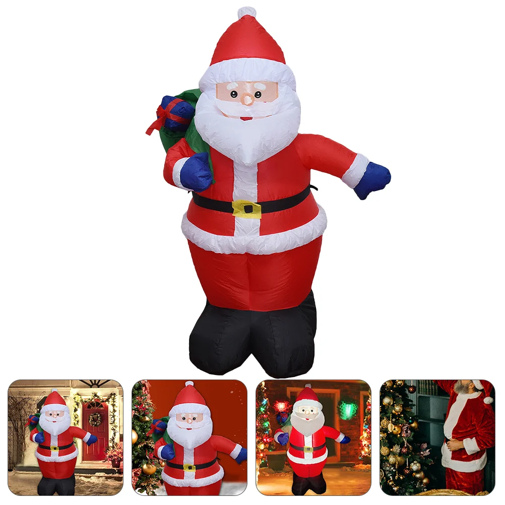 

Inflatable Santa Claus Huge Lovely Christmas Outdoor Decoration (Plug)