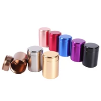 70ml mini metal box jewelry storage box aluminum tea can small travel portable container small jar sugar coffee caddy organizer