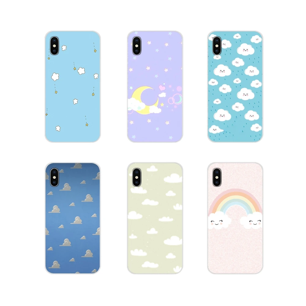 Аксессуары чехлы для телефонов Huawei Honor 4C 5C 6X 7 7A 7C 8 9 10 8C 8S 8X 9X 10I 20 Lite Pro Lovely Cloud