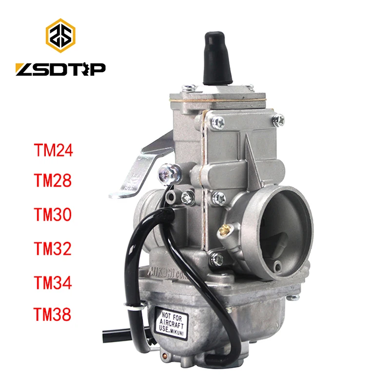 Карбюратор ZSDTRP для Mikuni КАРБЮРАТОР vergazer Carb TM24 TM28 TM30 TM34 TM32 TM38 карбюратор с плоской