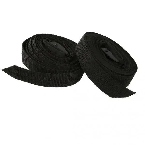 

Pair Tie Down Strap 3.8m Length 25mm Wide for Roof Rack Kayak Canoe Black