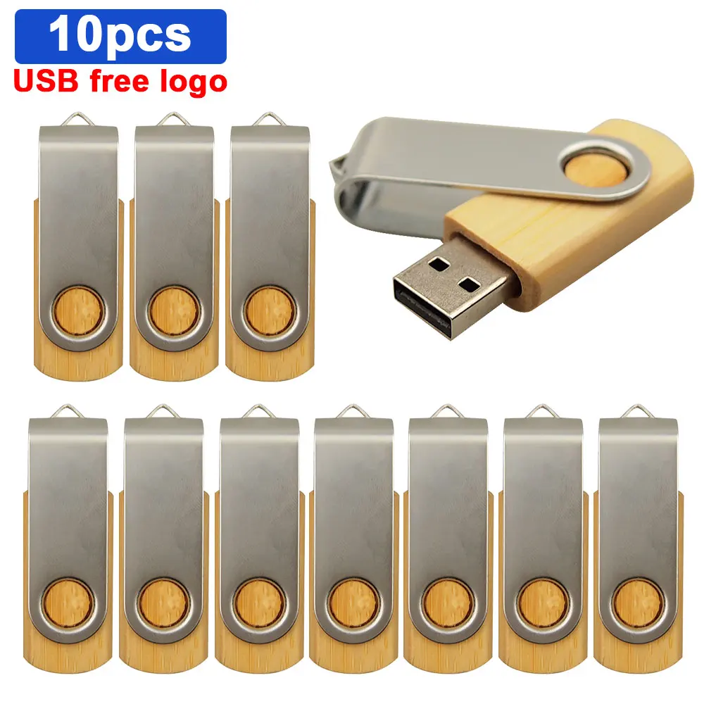 10 шт./лот дизайн логотипа Бесплатная деревянная обшивка клип флэш драйвер 4 ГБ 8 16