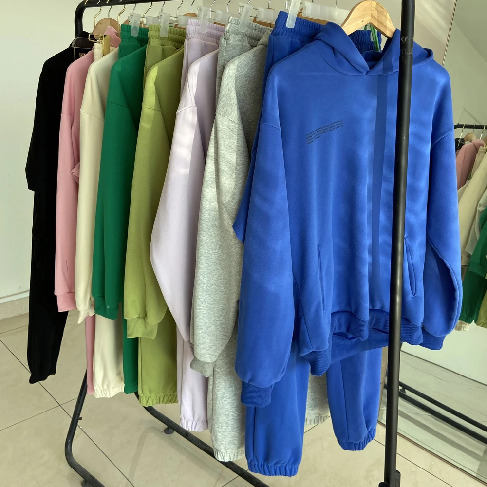 

FAKUNTN Hoodies Track Pants Women Two Piece Tracksuits Female Sets Hooded Sweatshirts Sweatpants Autumn Sweatsuits Casual