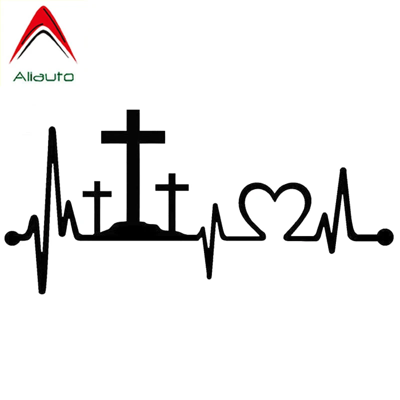 Aliauto креативные автомобильные стикеры три креста крест вера в Иисуса виниловые