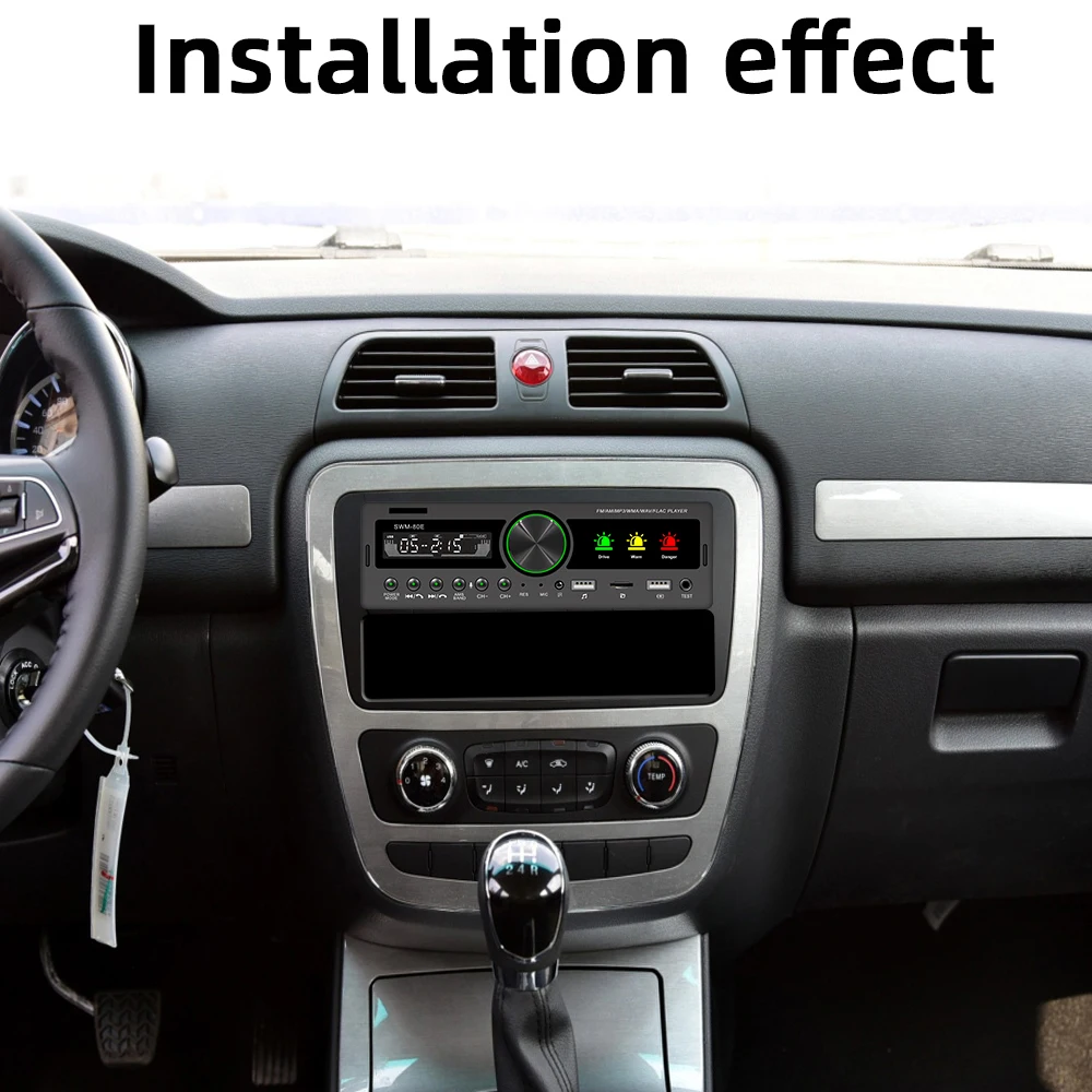 SWM 80E автомобиля bluetooth mp3 плеер U диска карты FM радио с теста на алкоголь функция 1 DIN