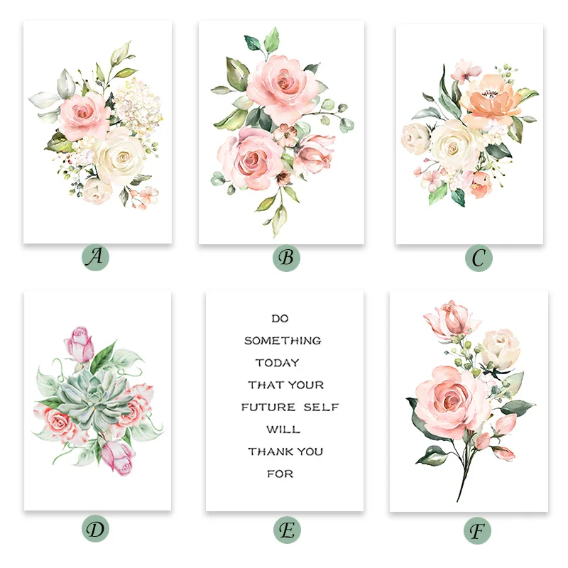 Картина на холсте с румянами розовыми и мятными цветами художественные