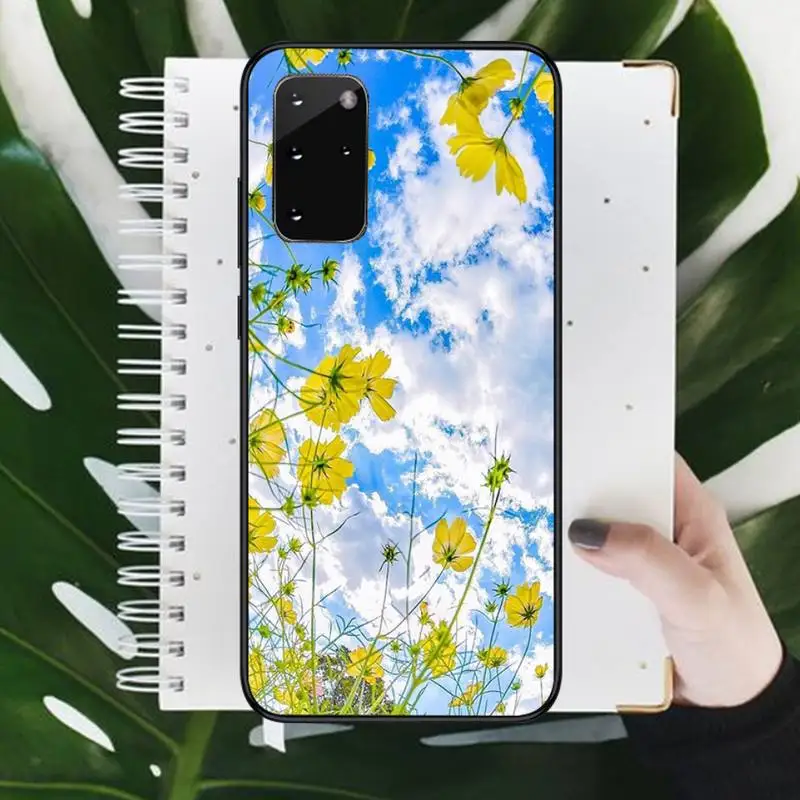 

Wild chrysanthemum daisy flowers Phone Case For Samsung galaxy S 9 10 20 A 10 21 30 31 40 50 51 71 s note 20 j 4 2018 plus