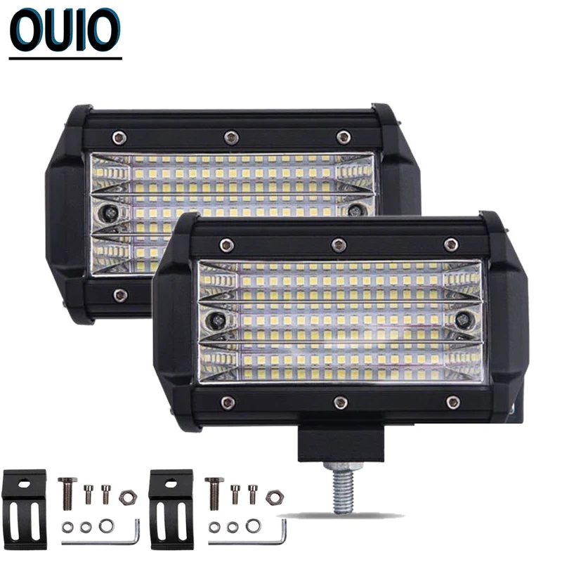 135 Вт 5 дюймов внедорожный Автомобильный светодиодный рабочий светильник бар 12V 24V