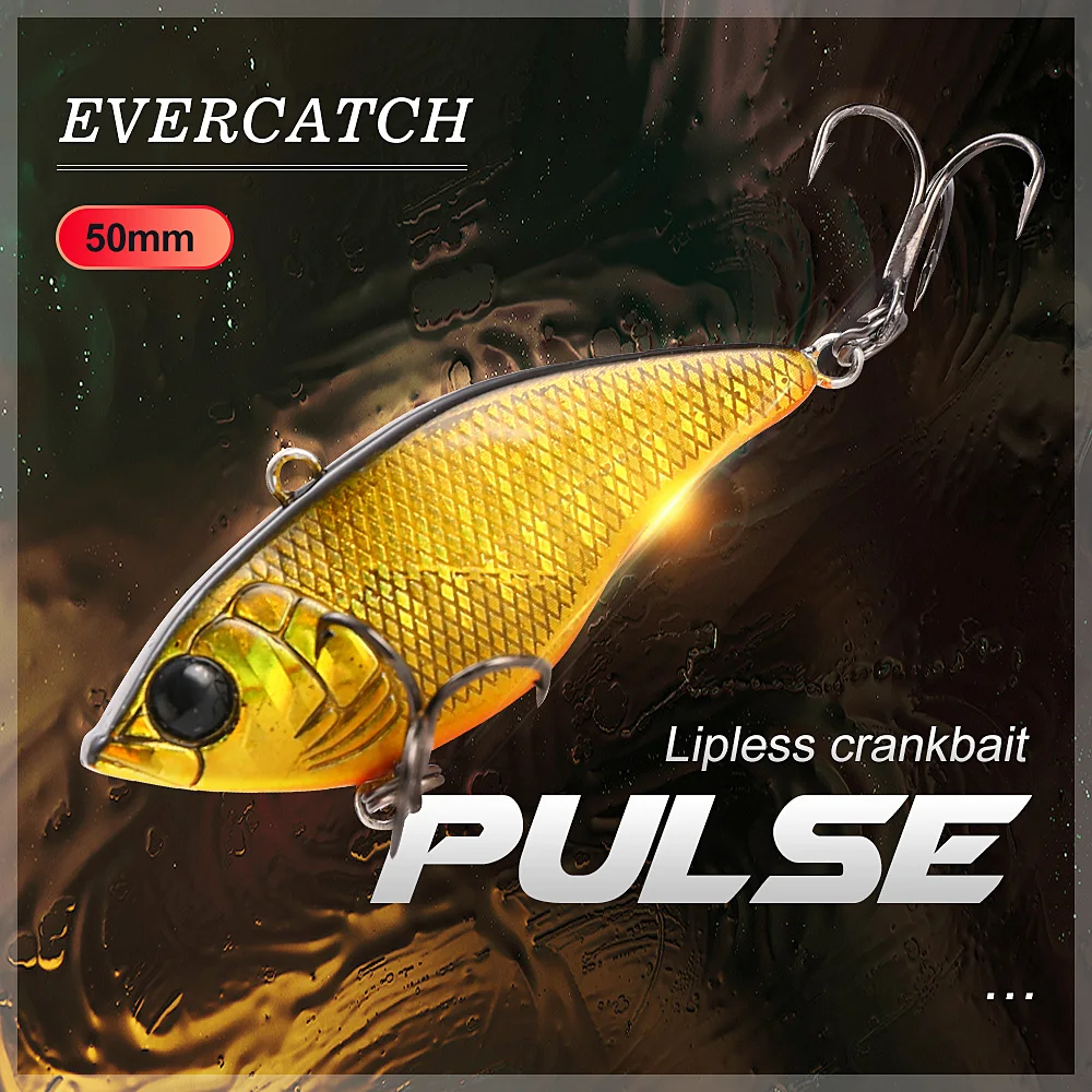 Evercatch pulse 50 мм/14 5 г беспламенная приманка Тонущая вибрация погремушка воблеры