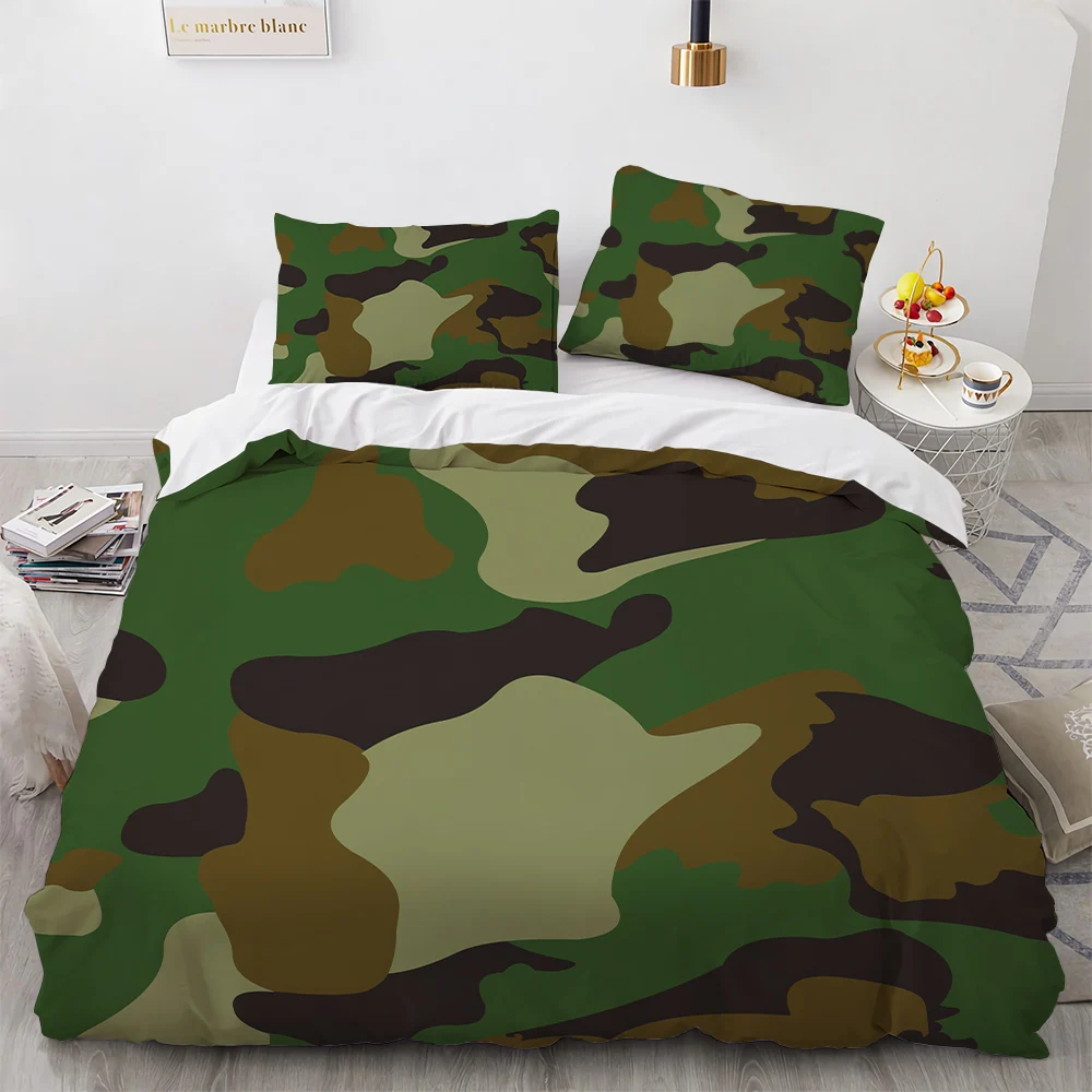 

Camouflage Bedding Set For Bedroom Soft Bedspreads Comefortable Duvet Cover Quality Quilt Cover And Pillowcase