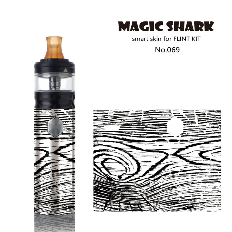 Чехол для вейпа Magic Shark деревянный Леопардовый принт не выцветает ПВХ стерео