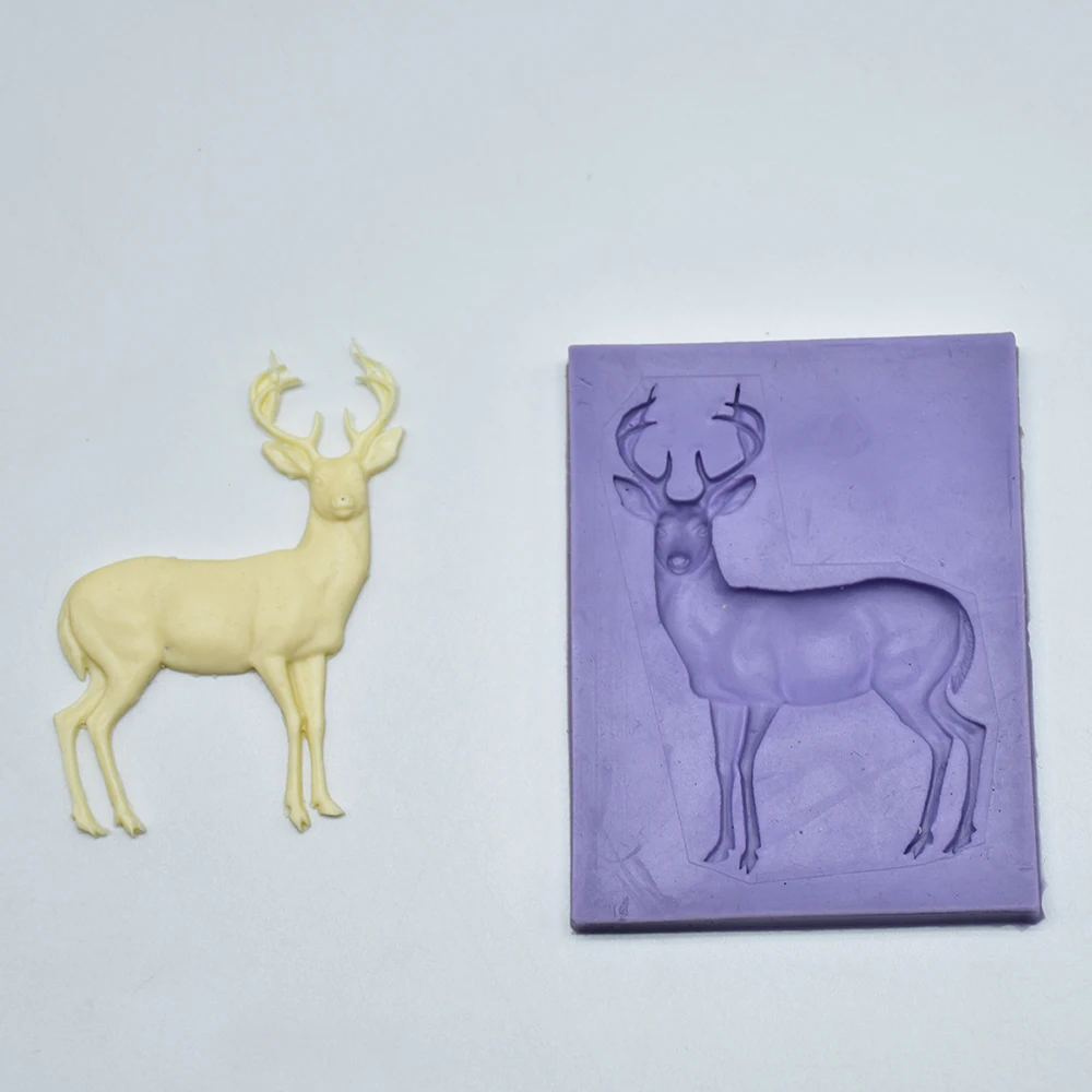 Силиконовая форма для большого лося силиконовая торта мусса инструмент