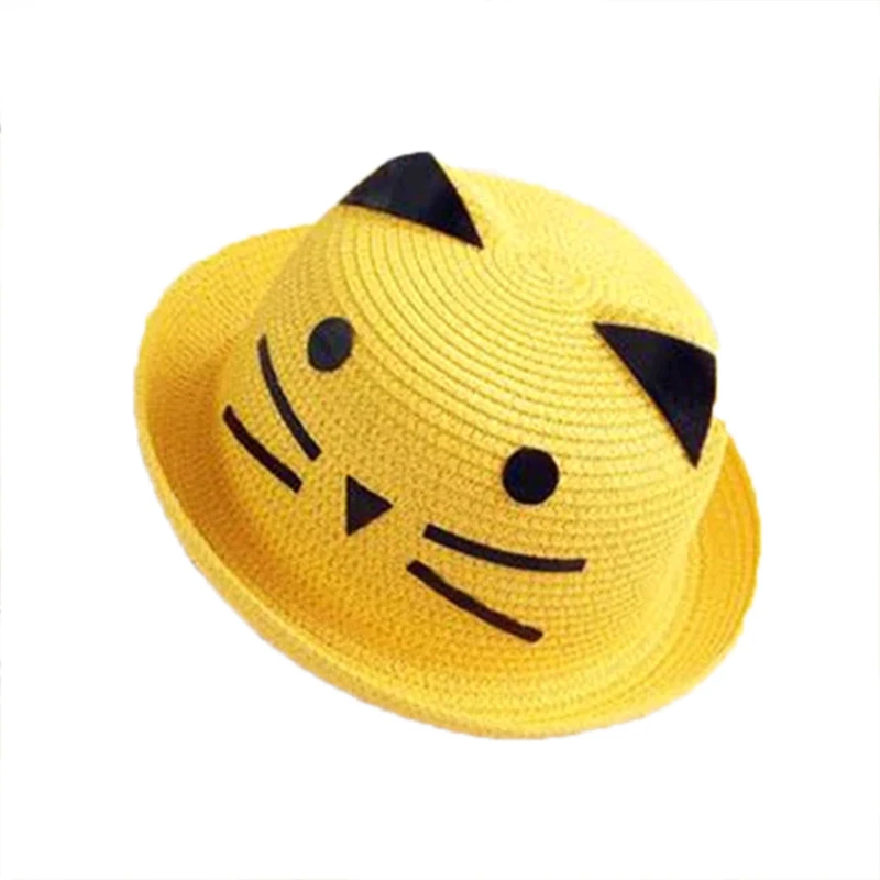 Милые летние детские шляпы от солнца для девочек пляжная шляпа Повседневная