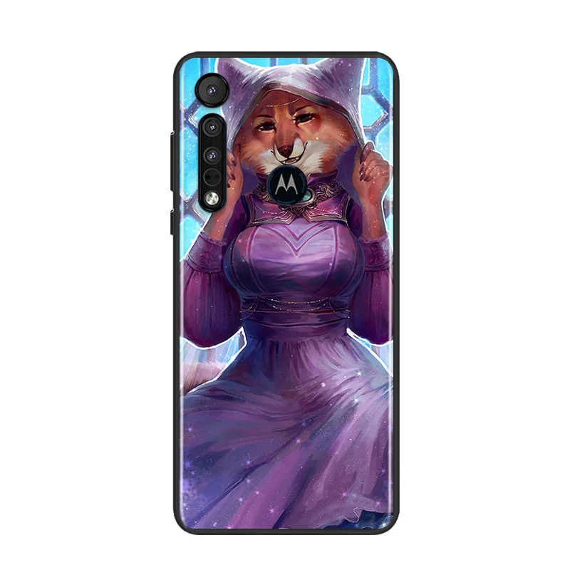 

Disney Robin Hood For Motorola G9 G8 G Edge One E7 E6 Power Lite Marco Hyper Fusion Plus Play Black Phone Case