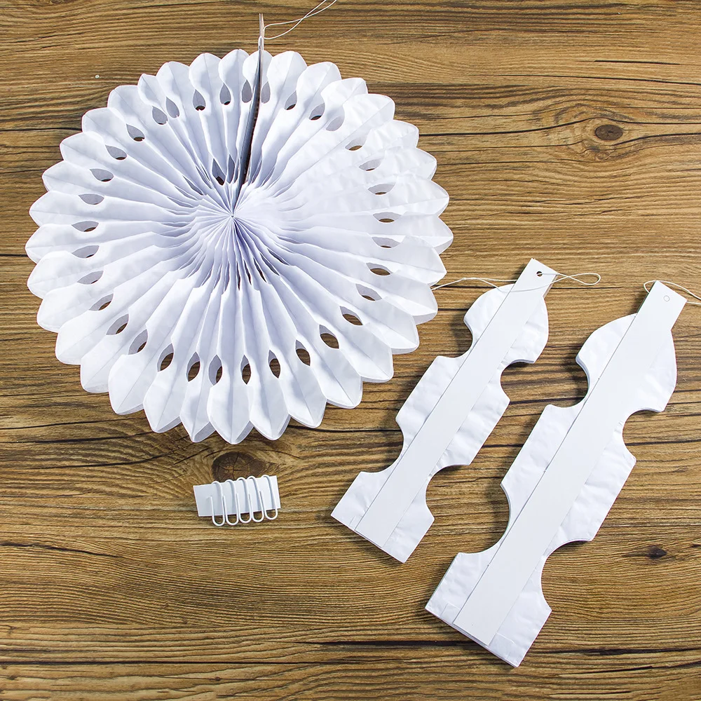 3 шт выдалбливают бумажный цветок висячие украшения для рождественской