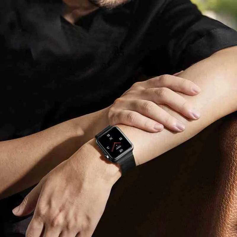 Milanese Watch band for Apple Watch 6 5 4 44mm 40mm Stainless Steel Replacement Bracelet Band Strap for iwatch 1 2 3 38mm 42mm