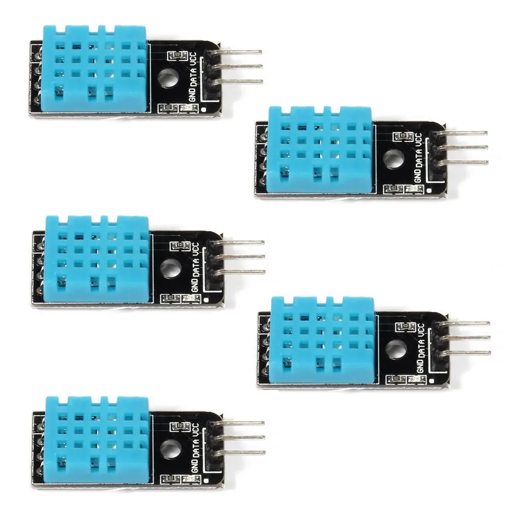 Модуль датчика температуры и влажности DHT11 для Arduino Raspberry Pi 2 3 5 шт. - купить по