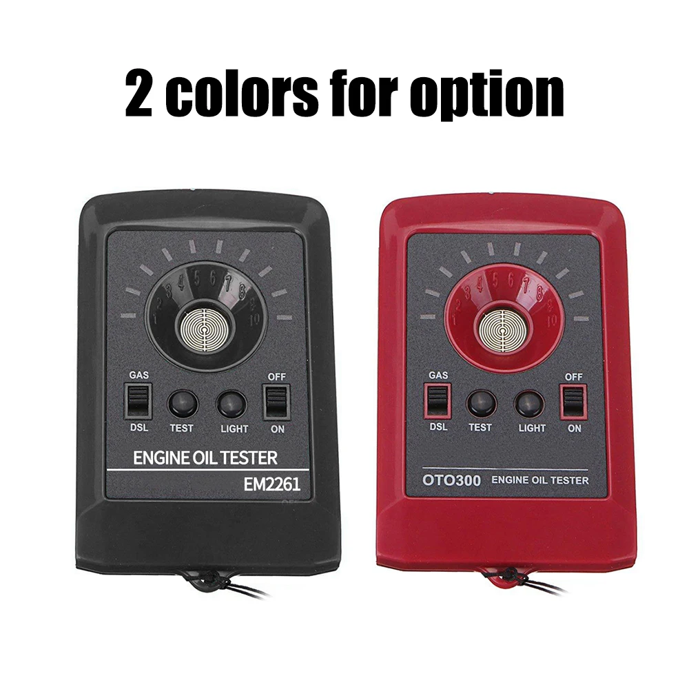 12 В светодиодный цифровой тестер детектор качества моторного масла газовый