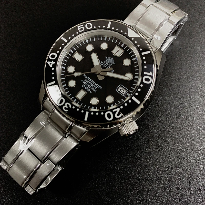 Мужские механические часы ADDIES для дайвинга 300 м водостойкие сапфировое стекло