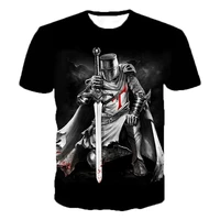 summer fashion new 3d printing t shirt japanese samurai printed clothing anime asian large size small size wholesale