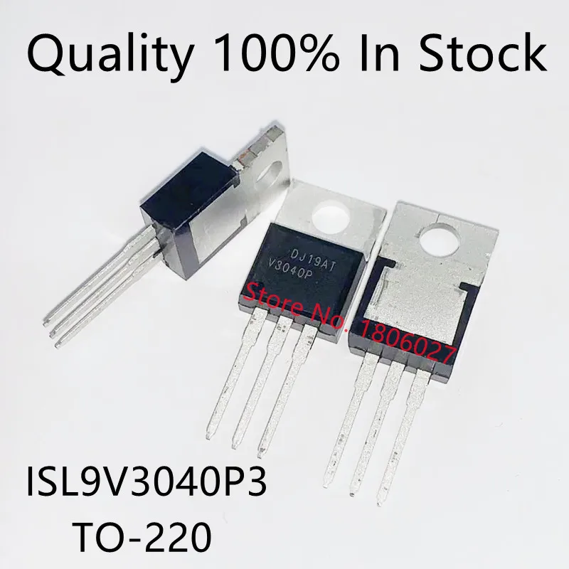 10 шт./лот новый оригинальный ISL9V3040P3 V3040P 21A 430V TO220 N-channel IGBT power 10 шт./лот новый оригинальный ISL9V3040P3 V3040P 21A 430V TO220 N-channel IGBT power