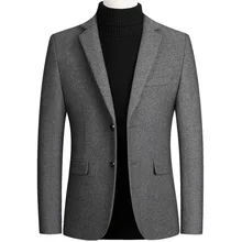 Coat Casual 2021 New Blazers For Men Suit New Fashion Solid Wedding Autumn Slim Fit Brand Costume Prom Party Homme Masculina (4)