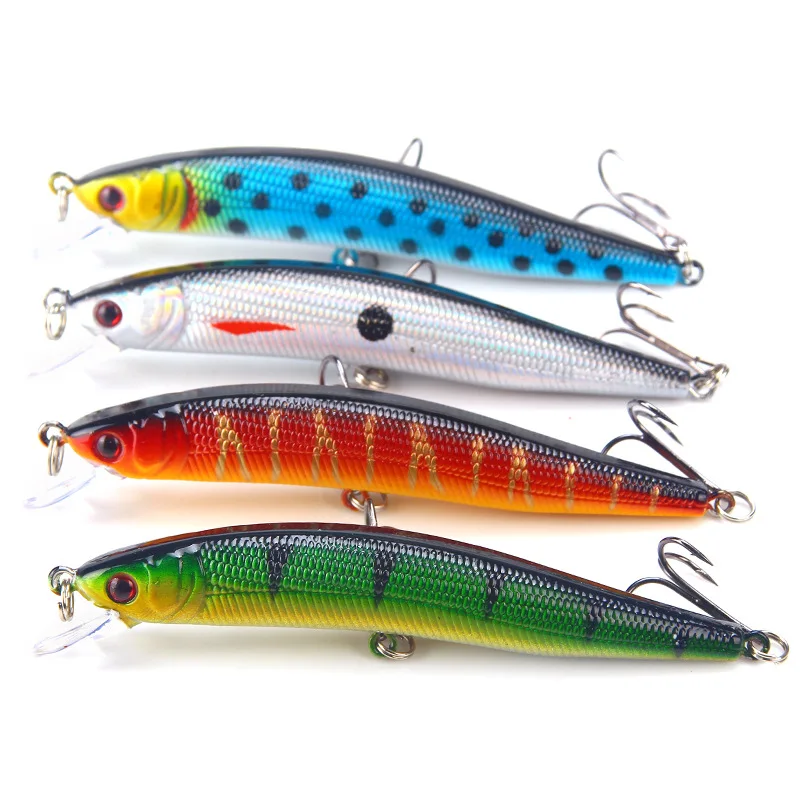 

8g 10cm Top Hard Fishing Lures Minnow quality Baits Wobblers good action professional Fishing Tackles artificial
