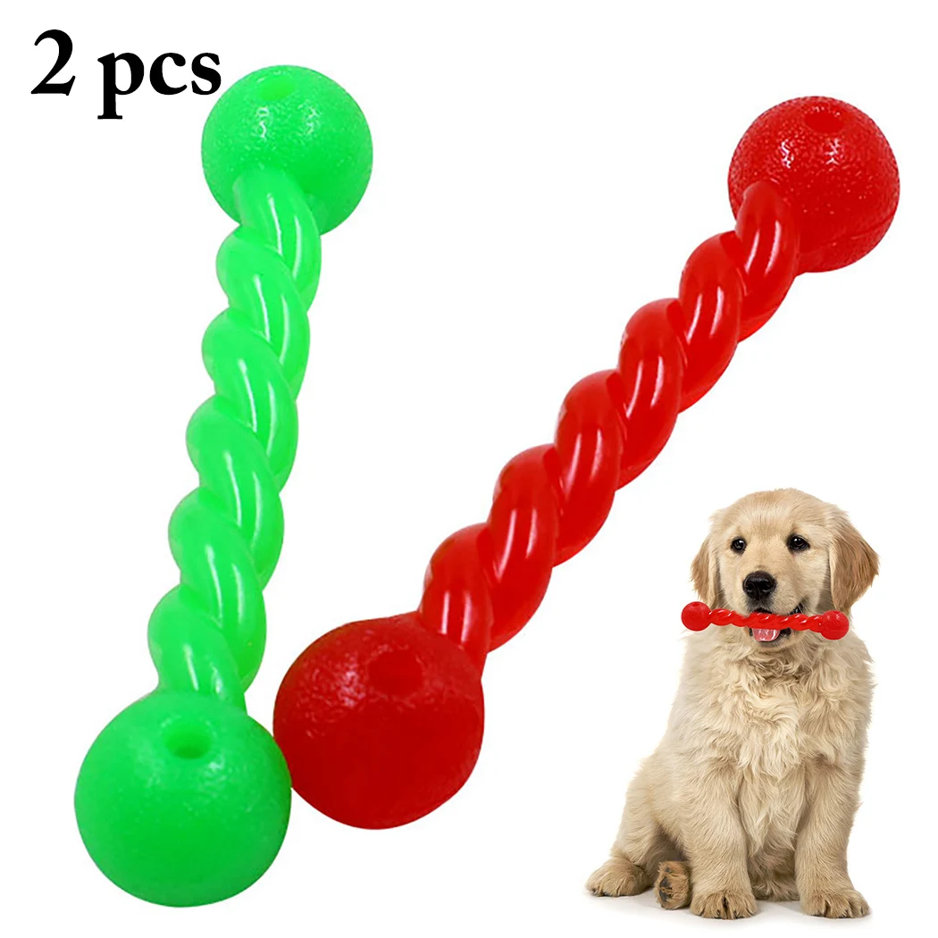 

2019 New 2pcs Dog Toys Bite Resistant Floating Training Dog Teething Toy Pet Supplies Rubber Molar Tooth of The Pets Toys