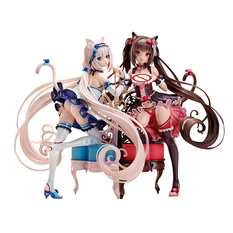 Экшн фигурка нэкопара чокола ванильной из ПВХ сексуальной девушки игрушки