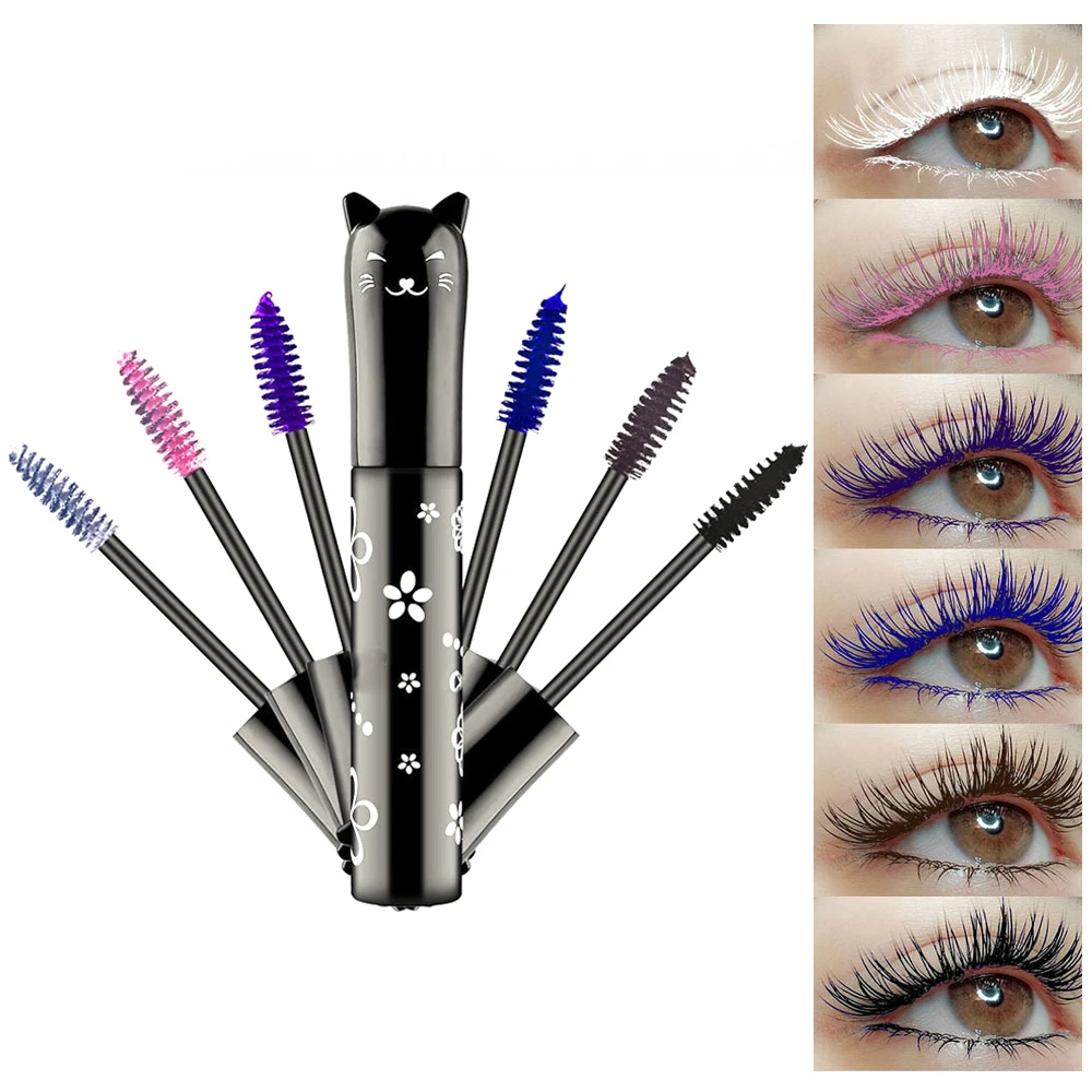 

Party Thickening Waterproof Lengthening Mascara Makeup Eyelashes Colorful
