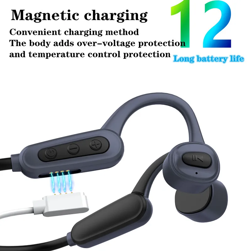 IPX8 водонепроницаемый наушники для плавания K8 костной проводимости беспроводные