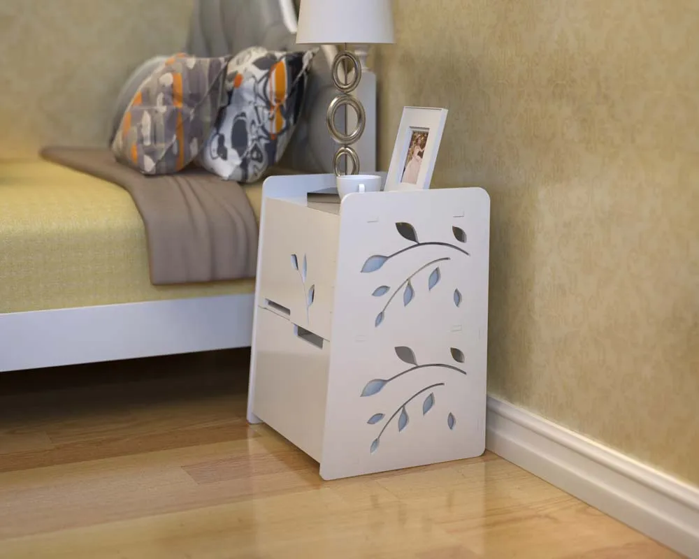 Простая Современная стойка для устройств Европейский белый ящик маленький