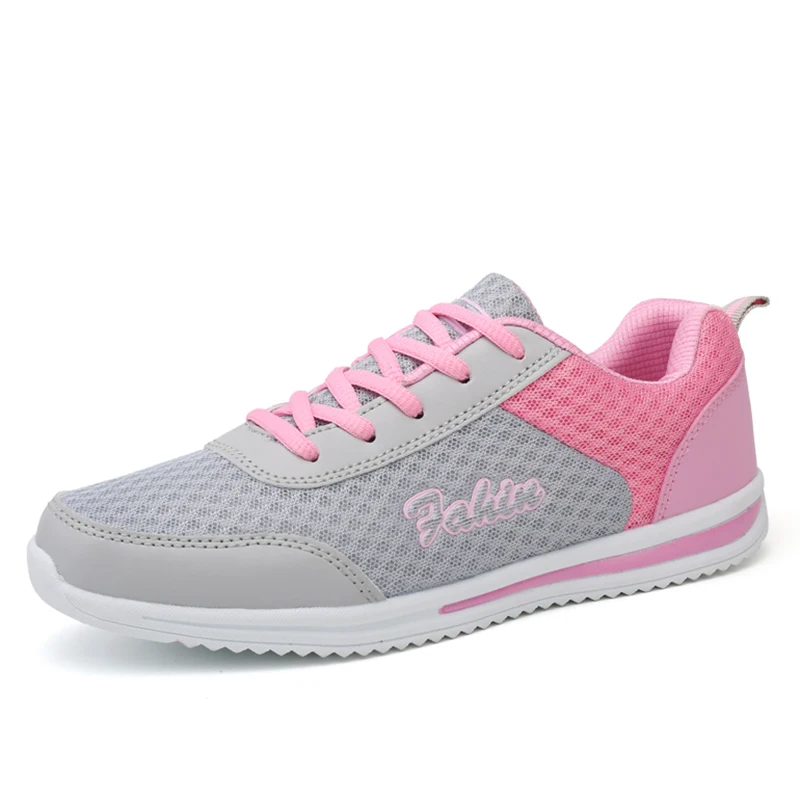 Upupper/сетчатые кроссовки женская обувь Модная легкая повседневная на шнуровке