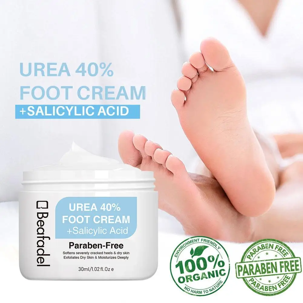 

30g Foot Care Urea Cream 40% Foot Scrub Salicylic Acid Callus Dead Exfoliates Repair Remover Foot Skin Moisturizing Cream C M8Y8