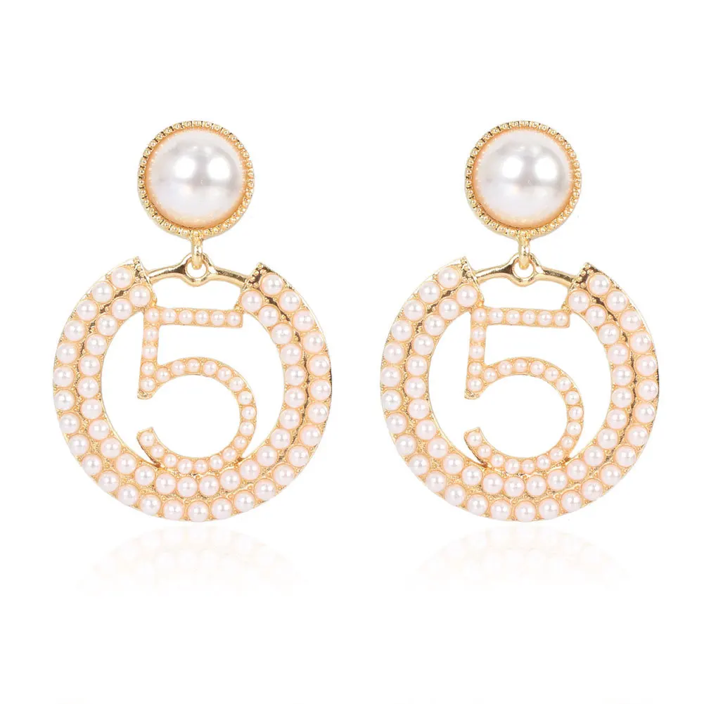 Модные жемчужные серьги для женщин винтажные богемные эффектные металлические