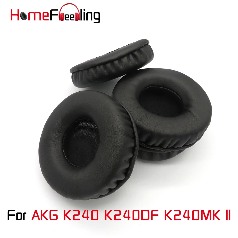 

Homefeeling амбушюры для AKG K240 K240DF K240MK ll Амбушюры круглые универсальные Leahter Repalcement части амбушюры