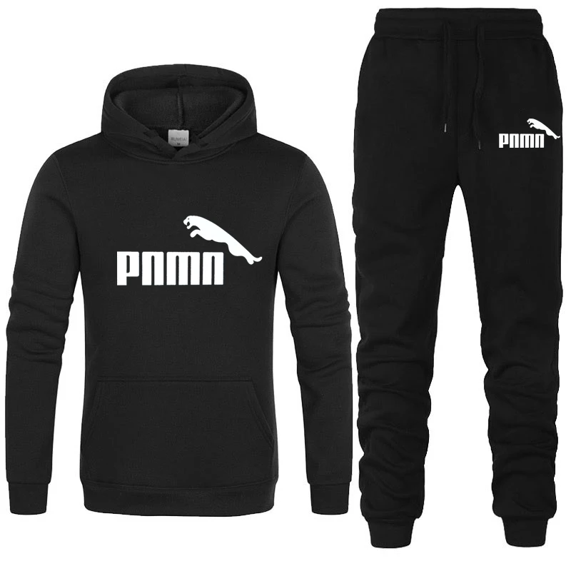 

New series of men's and women's sportswear, brand hooded sweatshirt, autumn and winter, casual two-piece sweater, 2021