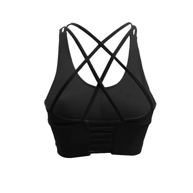 

New Beauty Back Sports Bra Women Shockproof Sexy Breathable Athletic Fitness Running Gym Vest Tops Sportswear Crop Push Up Top