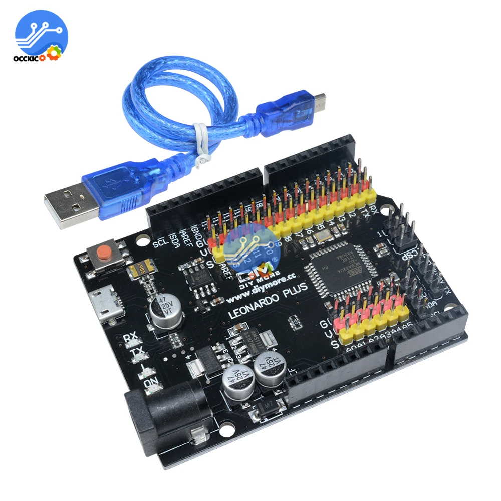 Для Leonardo R3 плюс плата CH340 CH340G ATmega32U4 ATmega32U4-AU микроконтроллер Доска модуль для Arduino
