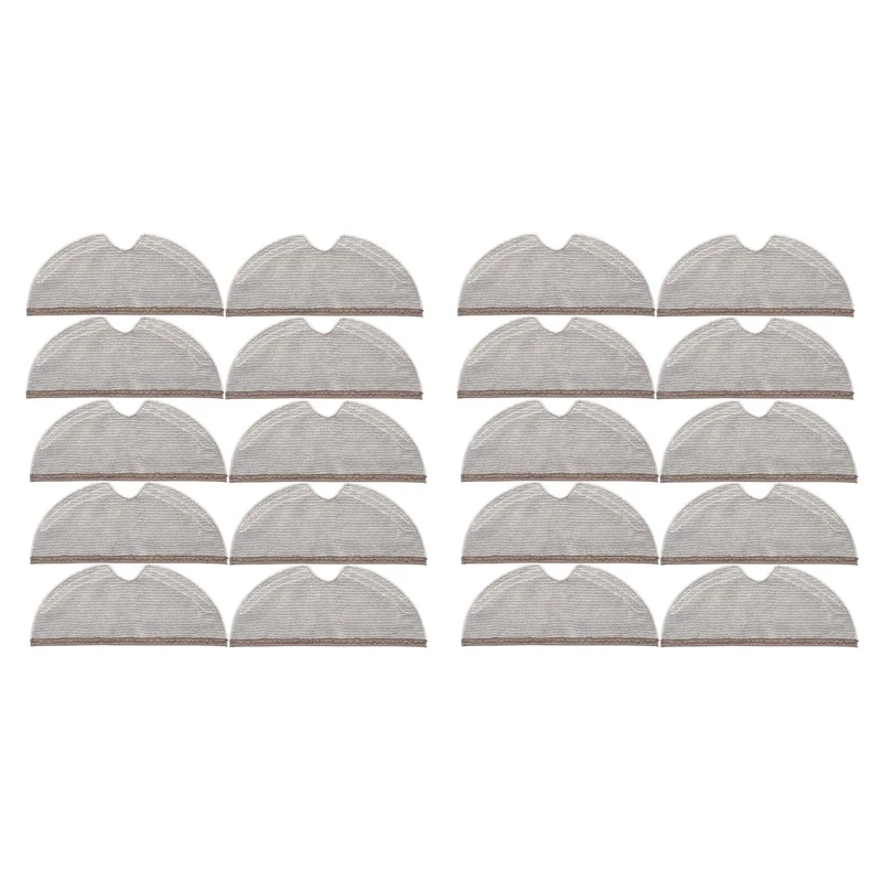 

20Pcs Full Coverage Mopping Cloths for Xiaomi Roborock S5 S50 S51 S55 S6 S6 MAXV S5 MAX Vacuum Cleaner