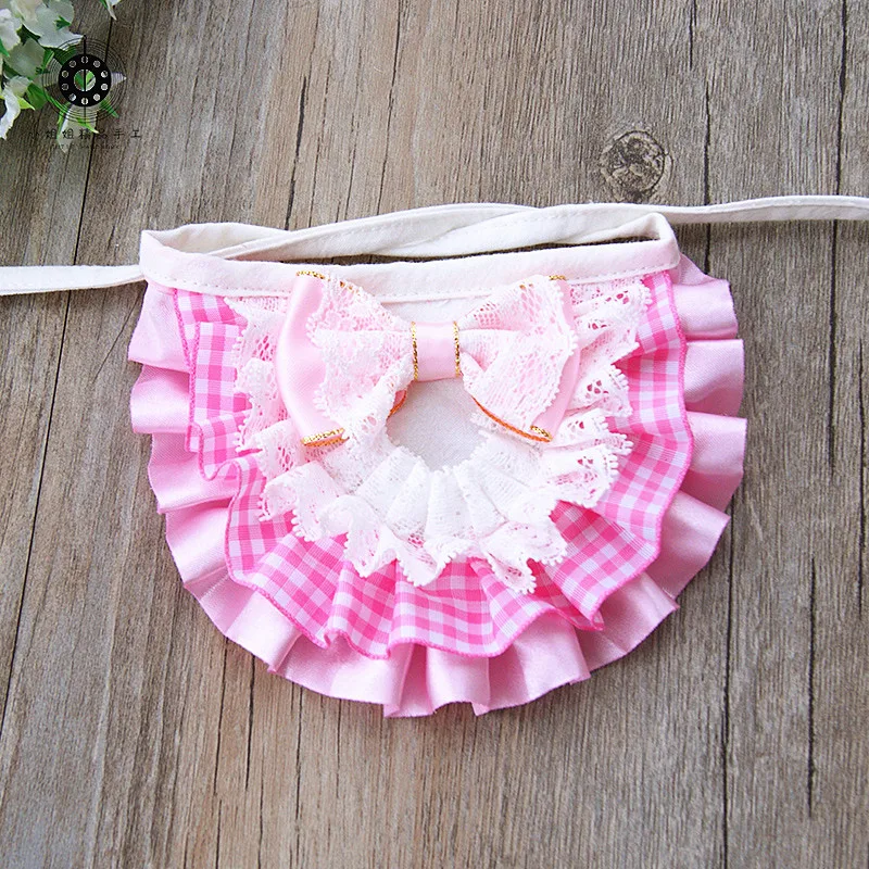 Нагрудники собака щенок Кот кружевной платок носовой шарф аксессуар страна