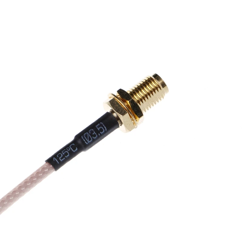 SMA Female to MMCX Male Right Angle Pigtail Cable RG316 15cm 6" | Обустройство дома