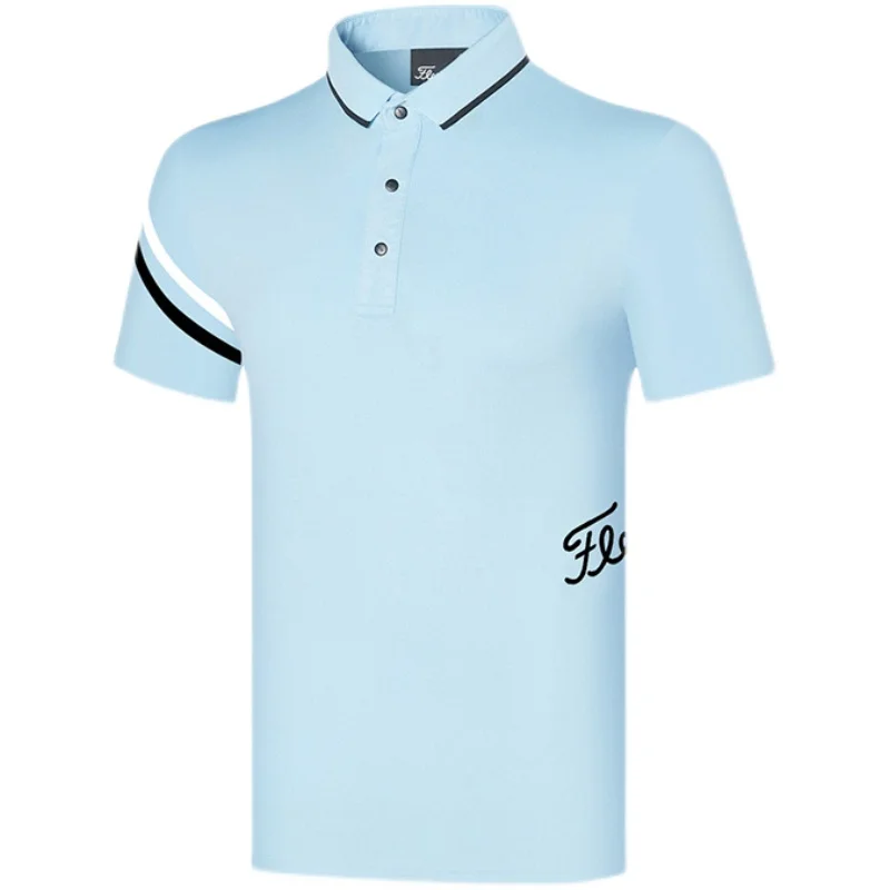 

Golf Clothing Men's Golf T-shirt Summer Short Sleeve Shirt Dry Fit Breathable Polo Shirts for Men Golf Wear
