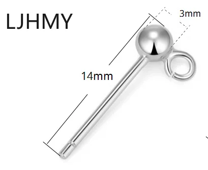 LJHMY 925 пробы серебряный шар пост блеск белая монета пресноводный жемчуг висячие