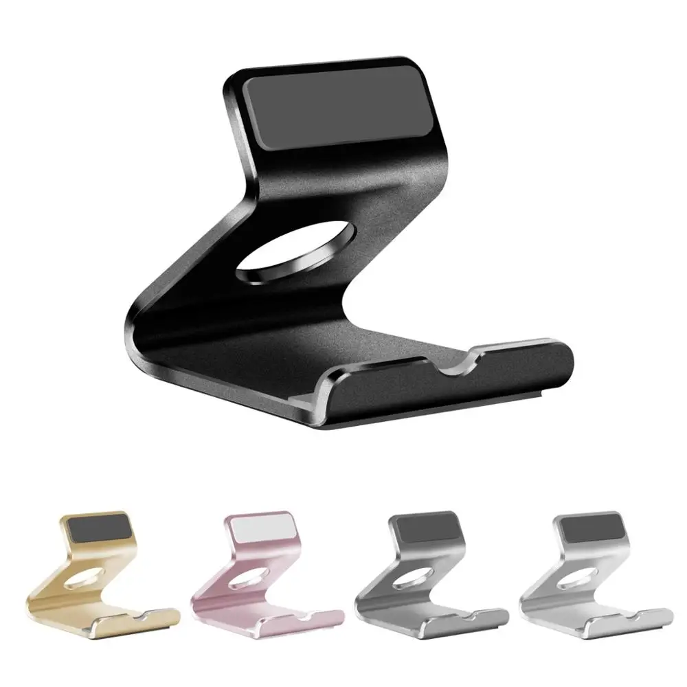 Алюминиевый сплав Настольный держатель для телефона нескользящий мобильный