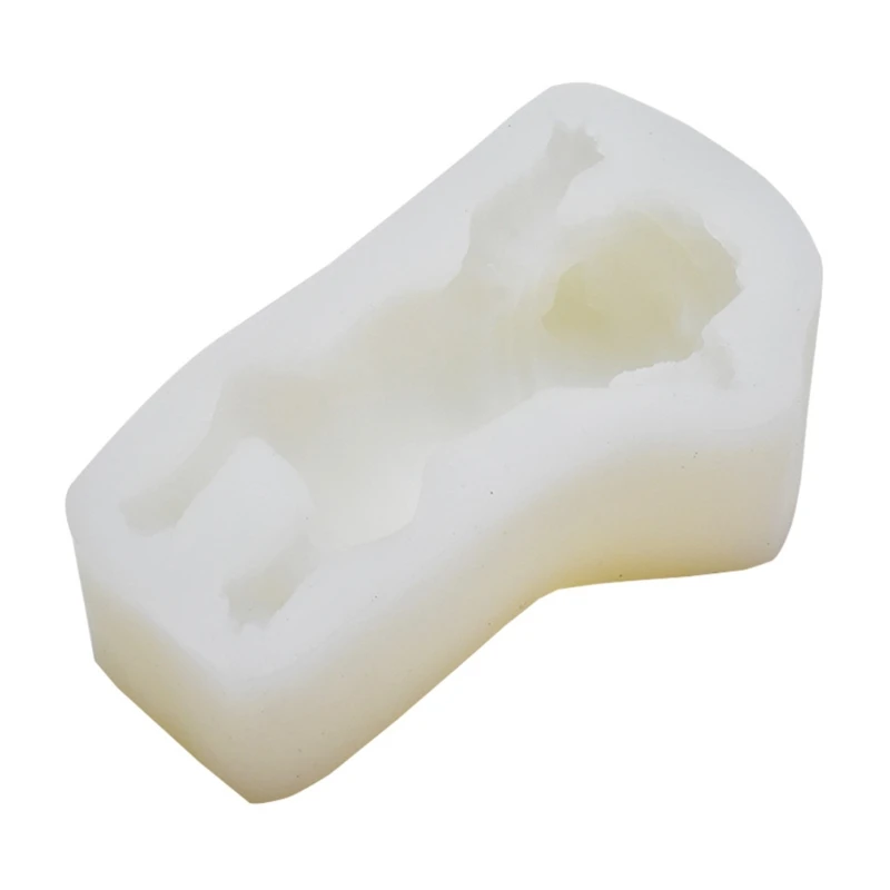 

Silicone Fondant Molds Exquisite Puppy Dog Handmade DIY Candle Resin Crafts Cake Decorating Tools for Kitchen Durable