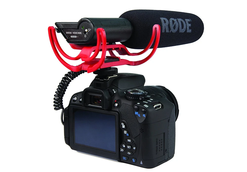 YIXIANG агент Rode VideoMic на камера установлен дробовик микрофон для Canon T3i 5D2 7D 60D 70D 5D3 Nikon D800 D600 D700