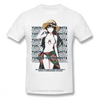 YukinoХлопковые Забавные футболки с принтом душица для подростков, романтическая аниме хачиман Юи, Мужская модная уличная одежда