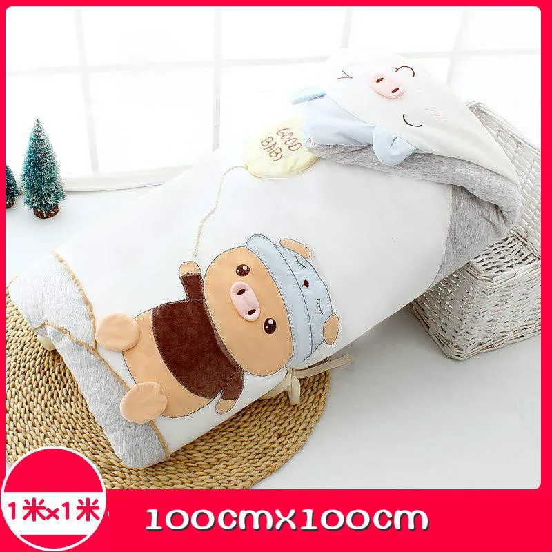 Хлопковый спальный мешок для младенцев на зиму и весну конверт новорожденных